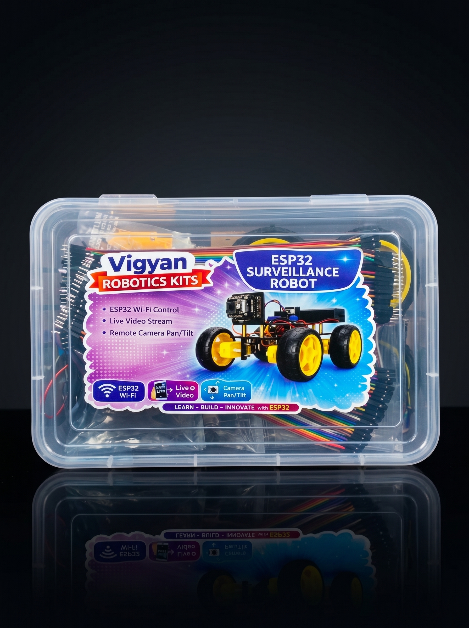ESP32 Surveillance Robot Kit - Image 2