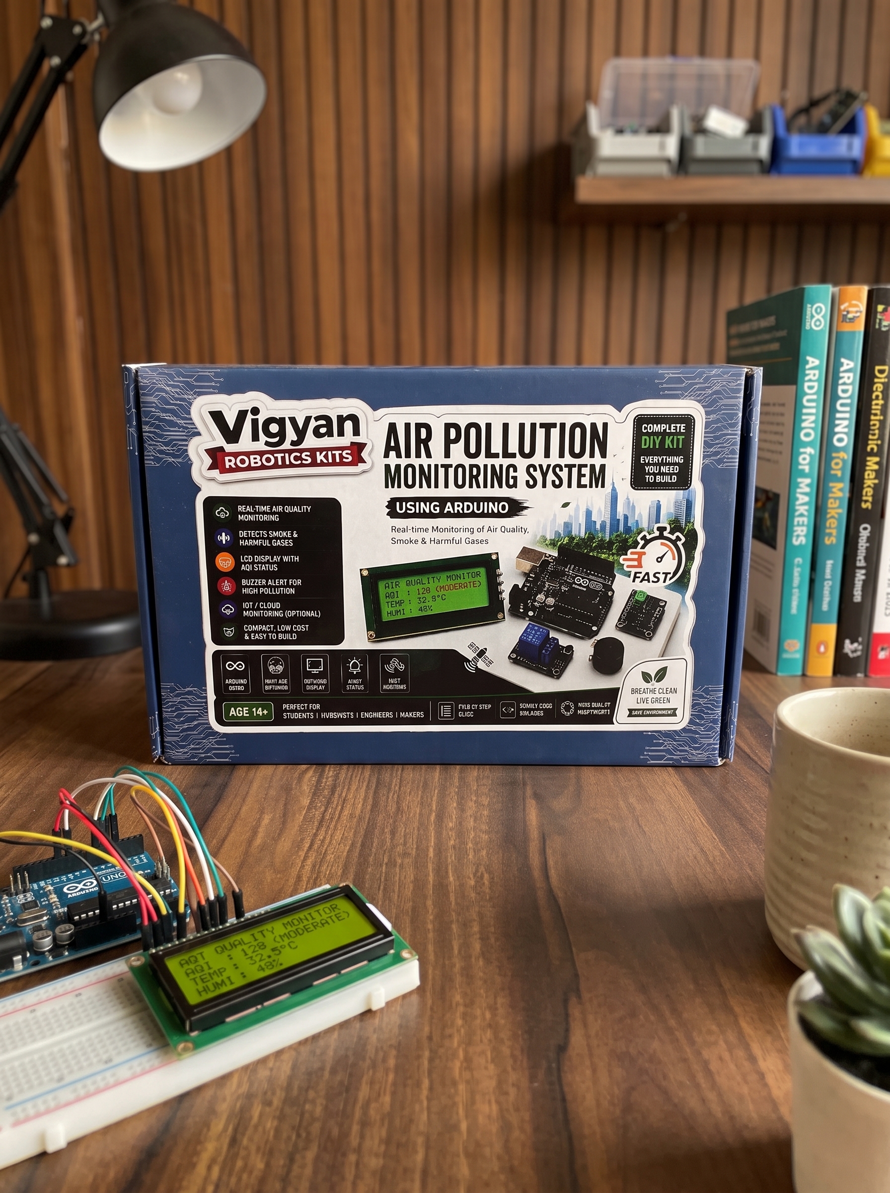 Air Pollution Monitoring System Using UNO