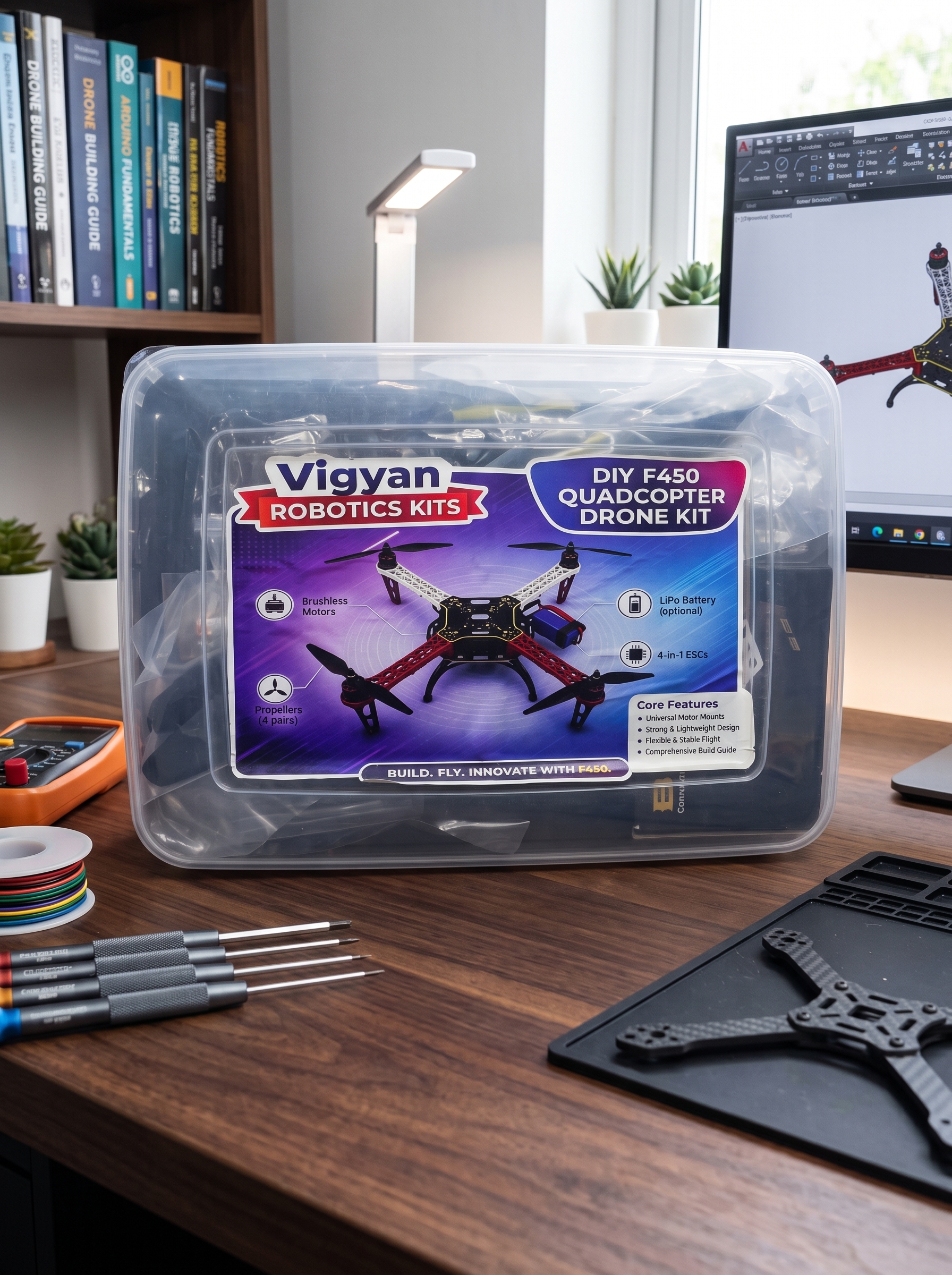 Vigyan DIY F450 Quadcopter Drone Kit